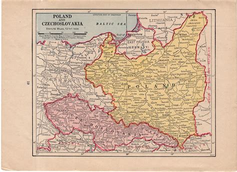 map of poland 1930's